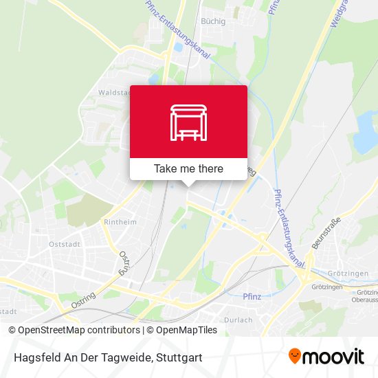 Карта Hagsfeld An Der Tagweide