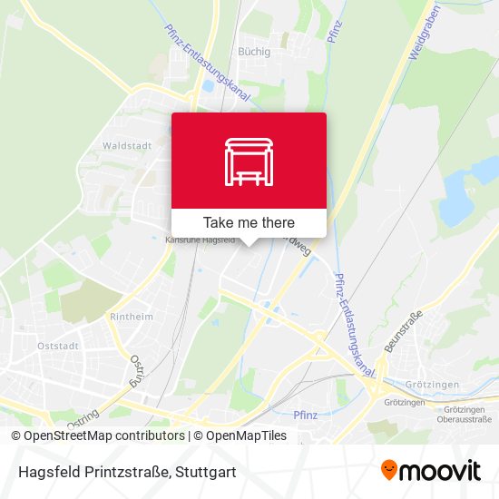 Hagsfeld Printzstraße map