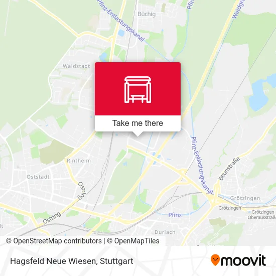 Карта Hagsfeld Neue Wiesen