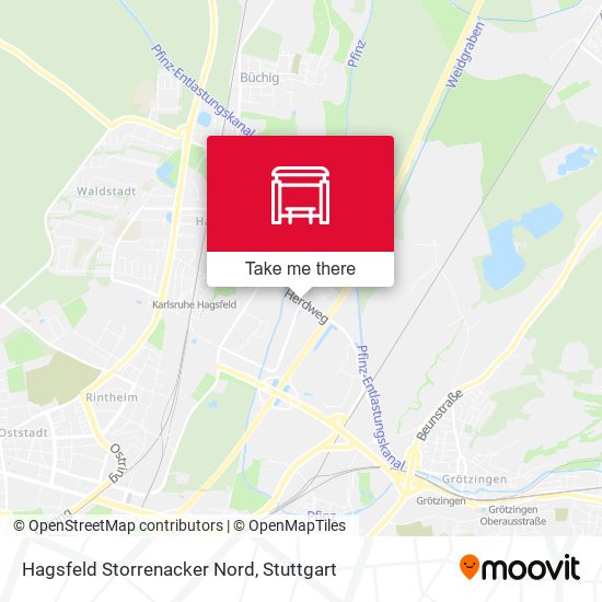 Карта Hagsfeld Storrenacker Nord