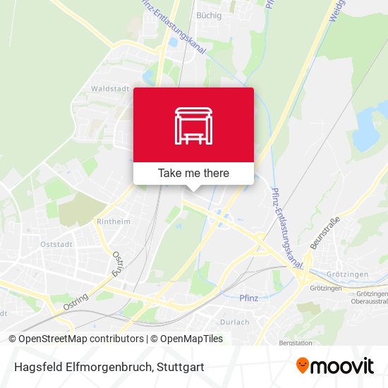 Hagsfeld Elfmorgenbruch map