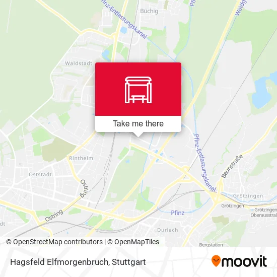 Карта Hagsfeld Elfmorgenbruch
