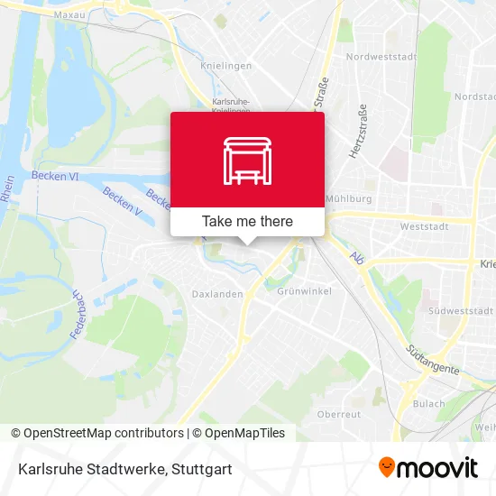 Карта Karlsruhe Stadtwerke