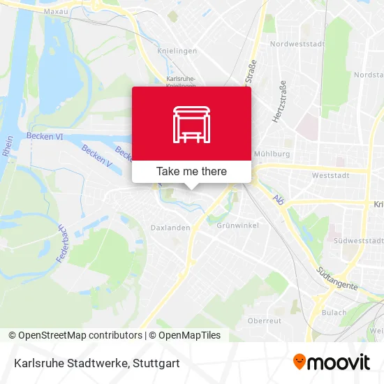 Карта Karlsruhe Stadtwerke