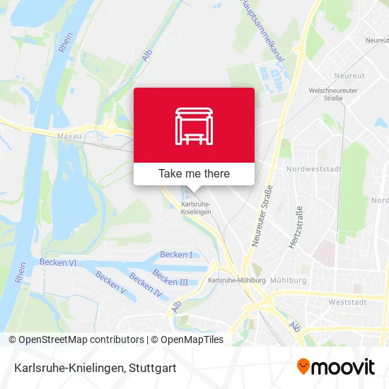 Карта Karlsruhe-Knielingen
