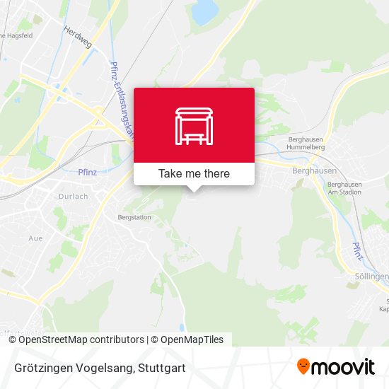 Карта Grötzingen Vogelsang