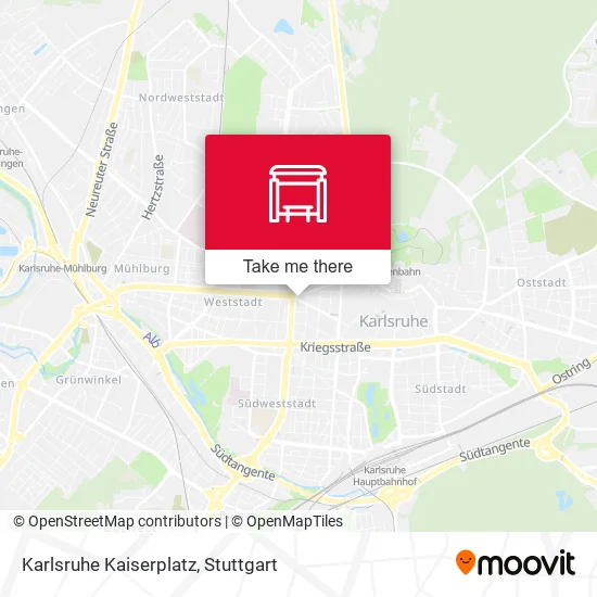 Карта Karlsruhe Kaiserplatz