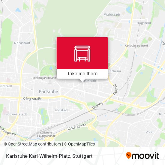 Карта Karlsruhe Karl-Wilhelm-Platz