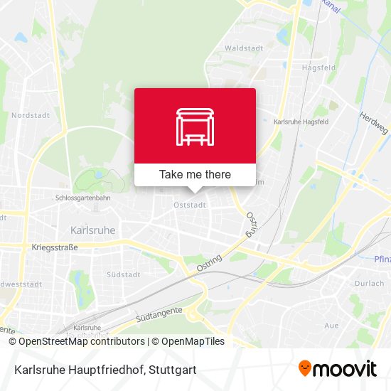Карта Karlsruhe Hauptfriedhof