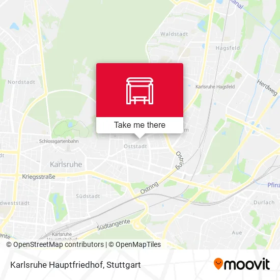 Карта Karlsruhe Hauptfriedhof