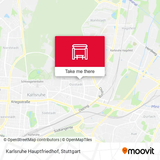 Карта Karlsruhe Hauptfriedhof