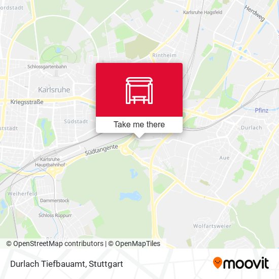 Карта Durlach Tiefbauamt