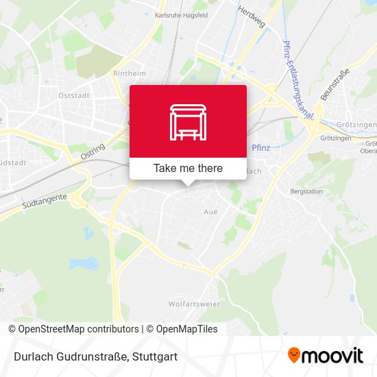 Durlach Gudrunstraße map