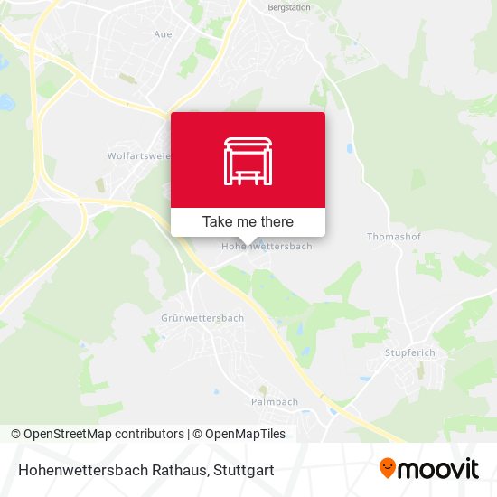 Hohenwettersbach Rathaus map