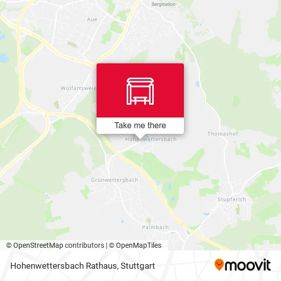 Карта Hohenwettersbach Rathaus