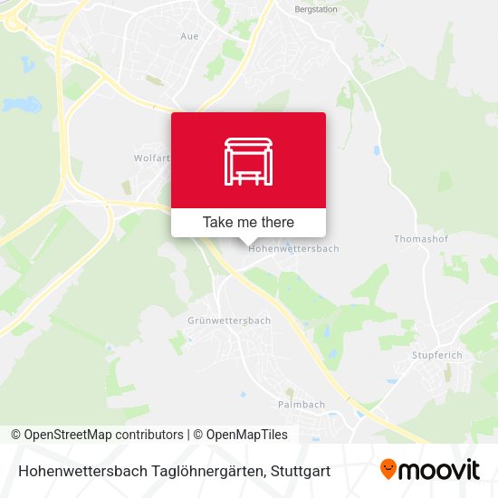 Hohenwettersbach Taglöhnergärten map