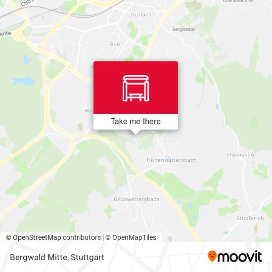Карта Bergwald Mitte