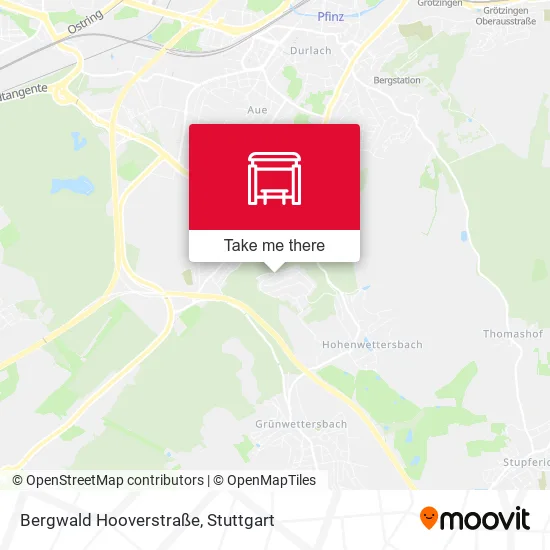 Карта Bergwald Hooverstraße