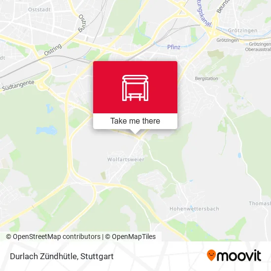 Карта Durlach Zündhütle