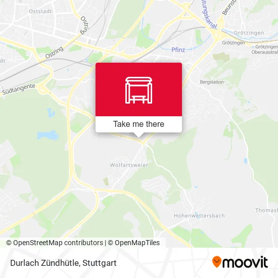 Карта Durlach Zündhütle