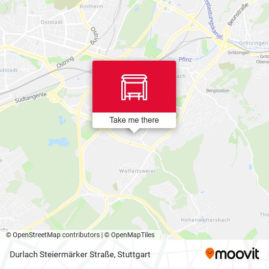Durlach Steiermärker Straße map