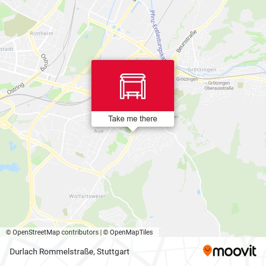 Durlach Rommelstraße map