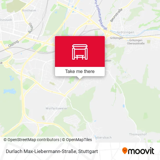 Карта Durlach Max-Liebermann-Straße