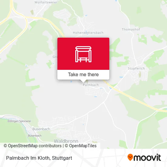 Карта Palmbach Im Kloth