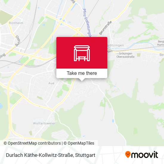 Durlach Käthe-Kollwitz-Straße map
