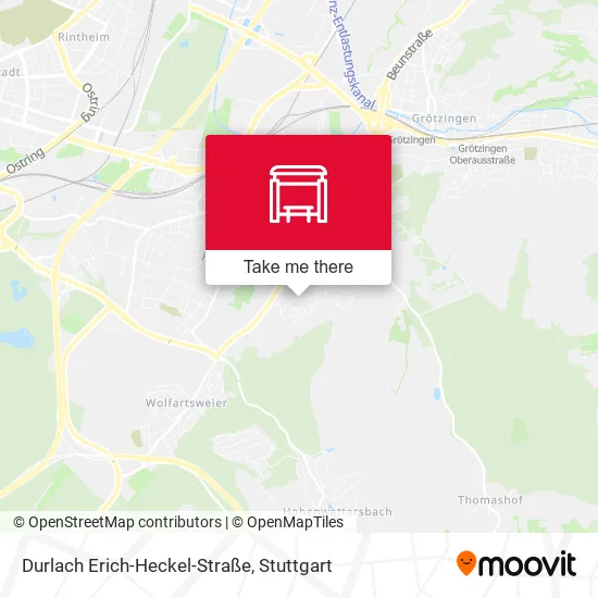 Карта Durlach Erich-Heckel-Straße