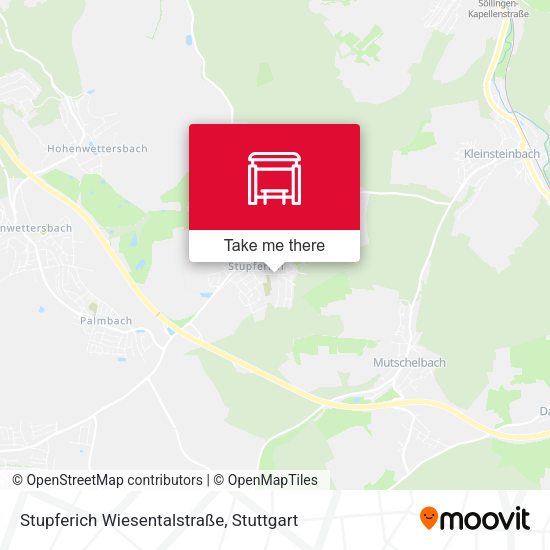 Stupferich Wiesentalstraße map