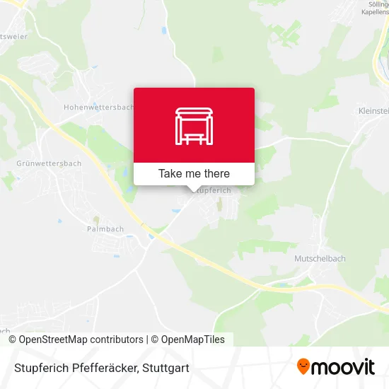 Карта Stupferich Pfefferäcker