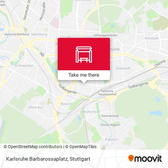 Карта Karlsruhe Barbarossaplatz