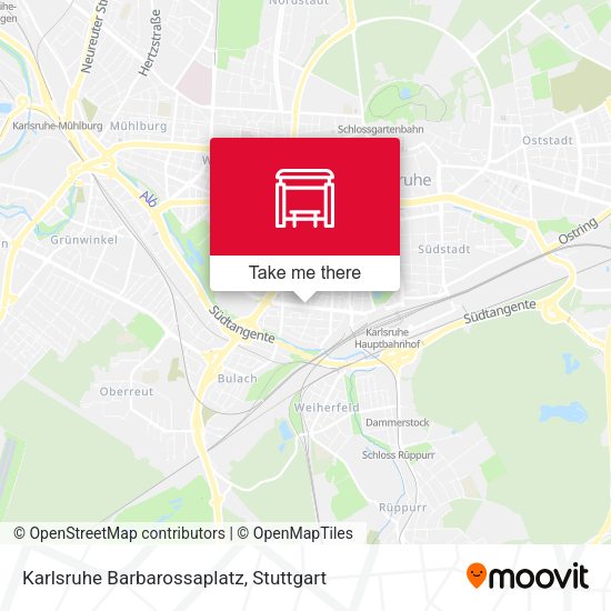 Карта Karlsruhe Barbarossaplatz