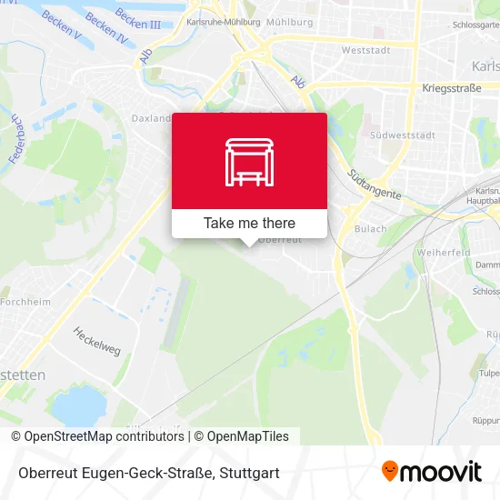 Карта Oberreut Eugen-Geck-Straße