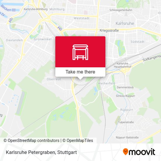 Карта Karlsruhe Petergraben