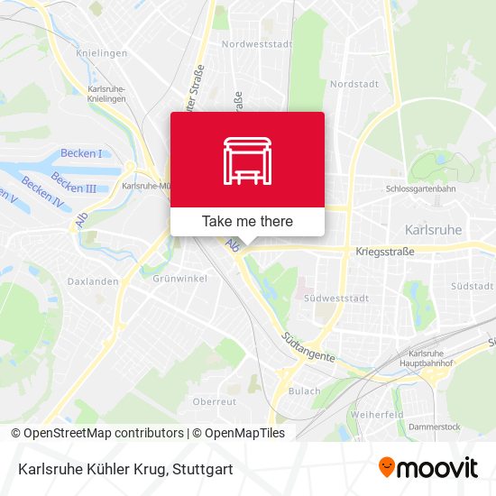 Karlsruhe Kühler Krug map