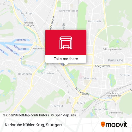 Karlsruhe Kühler Krug map