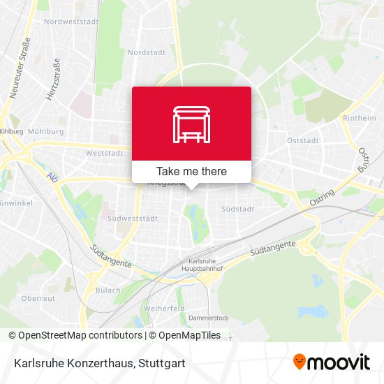 Karlsruhe Konzerthaus map