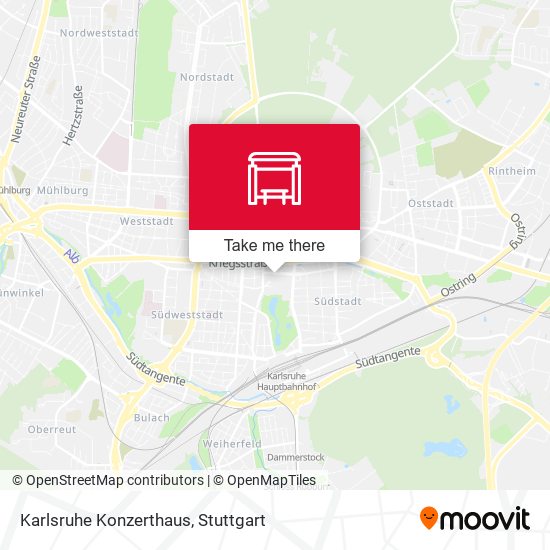 Karlsruhe Konzerthaus map