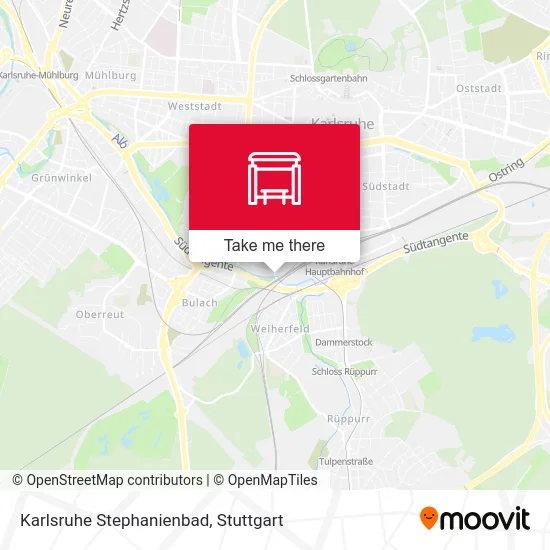 Karlsruhe Stephanienbad map
