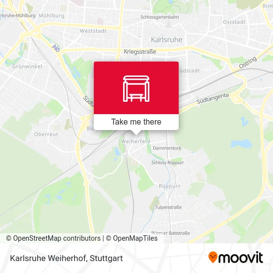 Карта Karlsruhe Weiherhof