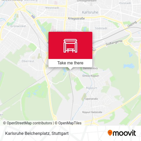 Karlsruhe Belchenplatz map