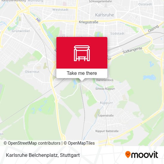 Karlsruhe Belchenplatz map