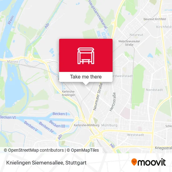 Карта Knielingen Siemensallee