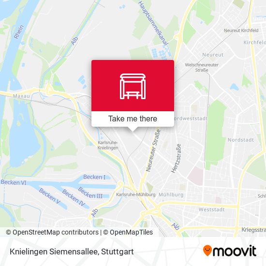 Knielingen Siemensallee map