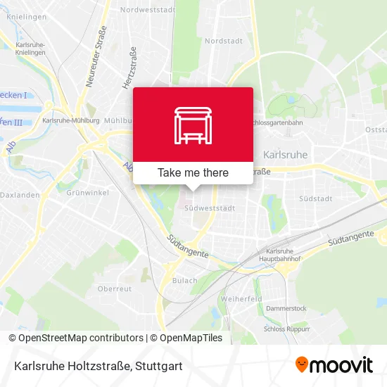 Карта Karlsruhe Holtzstraße