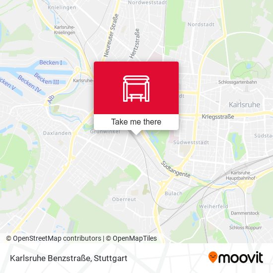 Карта Karlsruhe Benzstraße