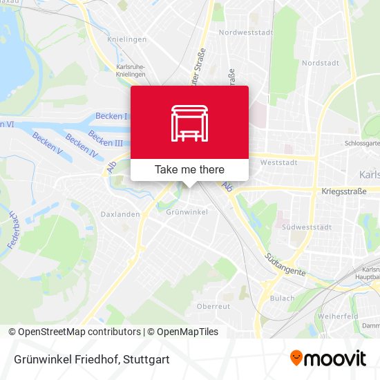 Grünwinkel Friedhof map