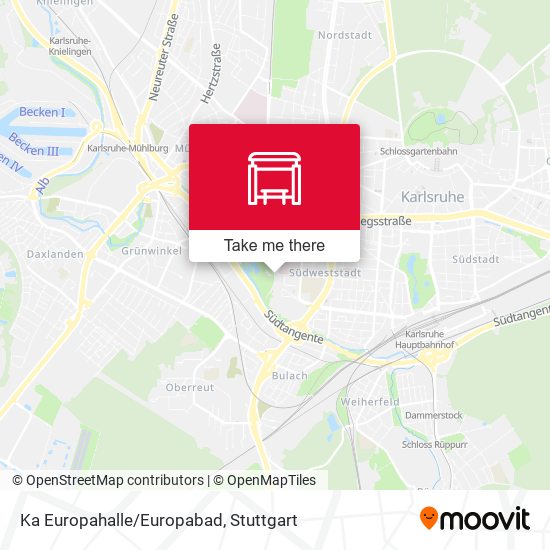 Ka Europahalle/Europabad map